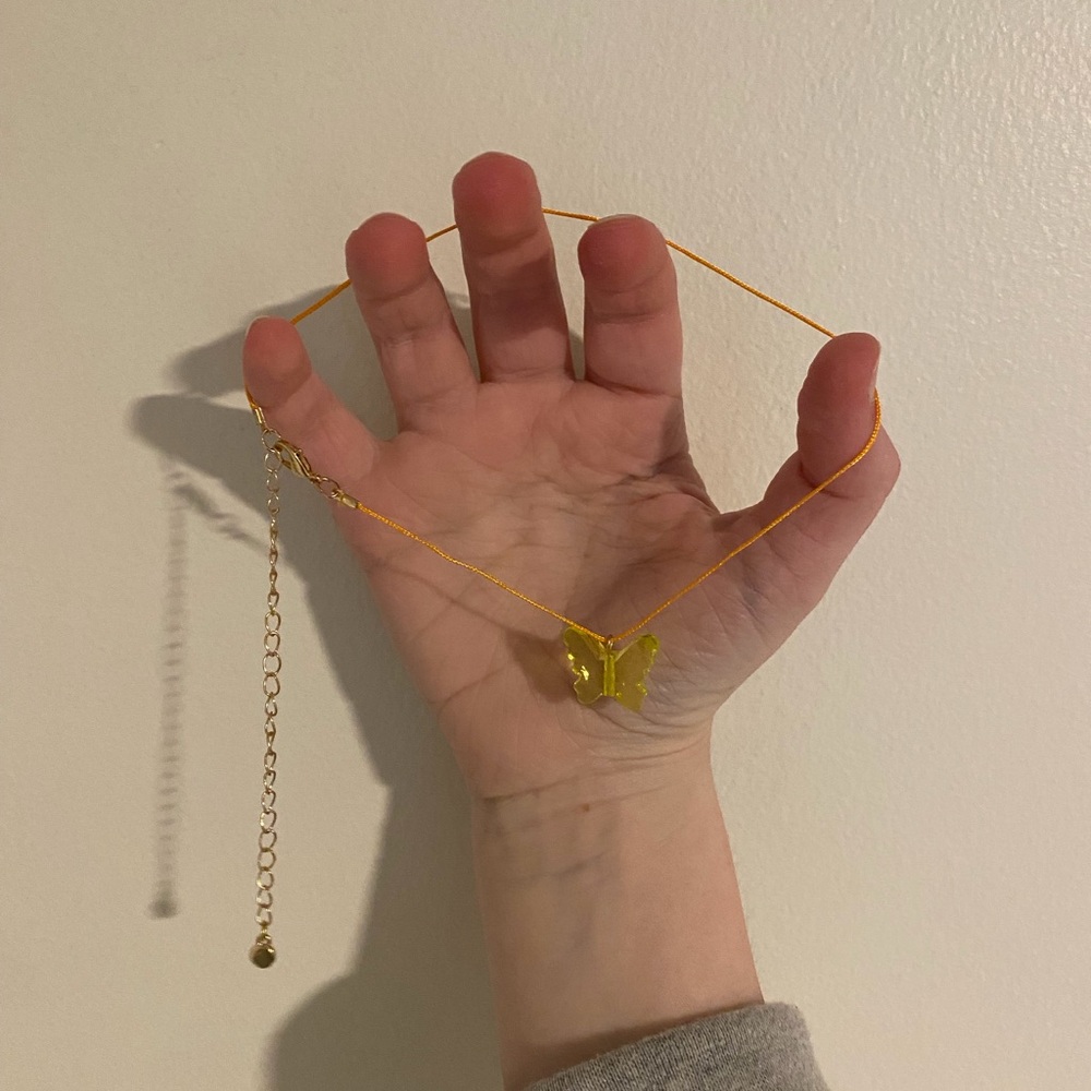 Wild Fable Yellow Butterfly Necklace